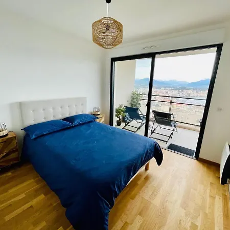 Appartement T2 Grand Standing Neuf Vue Centre-ville & Plages Ajaccio (Corsica)