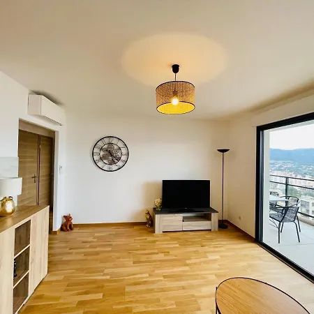 Ajaccio T2 Grand Standing Neuf Vue Centre-ville&plages *