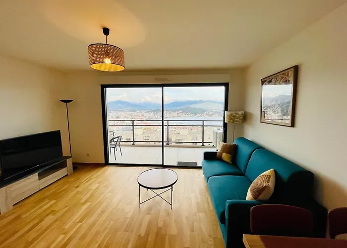 T2 Grand Standing Neuf Vue Centre-ville & Plages Apartment *