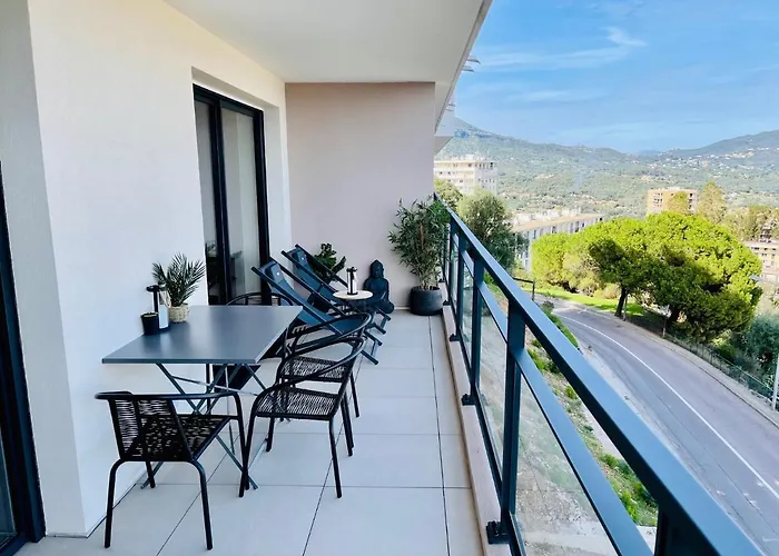 T2 Grand Standing Neuf Vue Centre-ville & Plages * Ajaccio (Corsica)